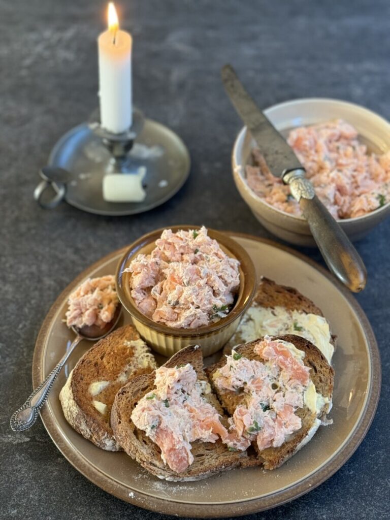 Smoked and Poached Salmon Pate